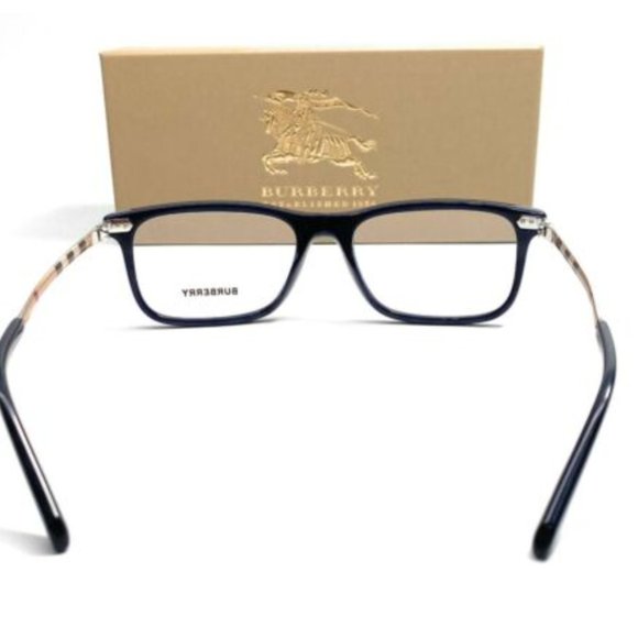 Burberry Men's Blue Rectangle Eyeglasses! - Picture 4 of 4